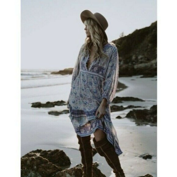 New Boho Gypsy Floral Portobello Road Maxi Dress - Picture 3 of 5